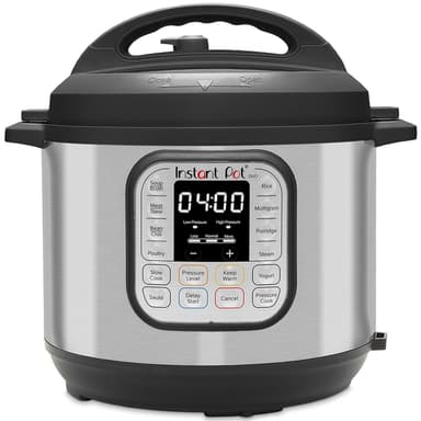 Instant Pot Duo 7-in-1 Electric Multi-Cooker 5.7L - Brushed Stainless Steel, Large Pressure Cooker, Slow Cooker, Rice Cooker, Sauté, Yoghurt Maker, Food Steamer Pot and Food Warmer, Dishwasher Safe