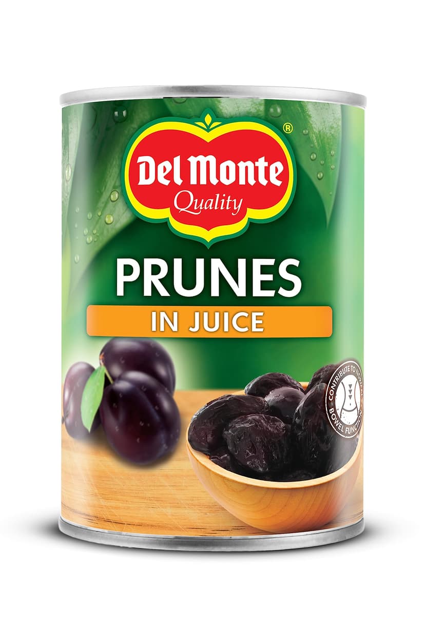 DEL MONTE Prunes in Juice 410 g, Pack of 6