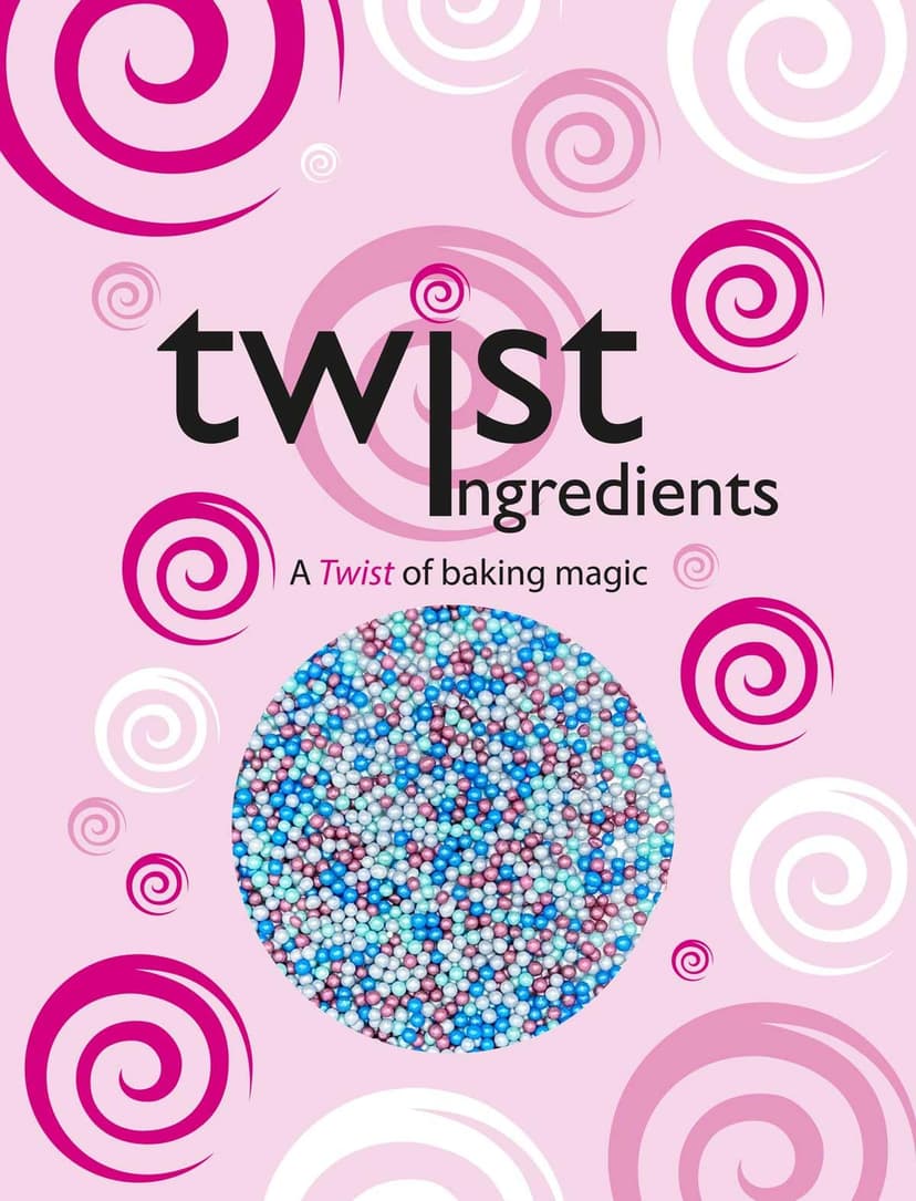 Twist Ingredients - Pearls - Mermaid Mix Shimmer Cake Topper Sprinkles - 800g Edible Shimmer Ball Cupcake Decorations - For Under The Sea Themed Parties and Celebrations