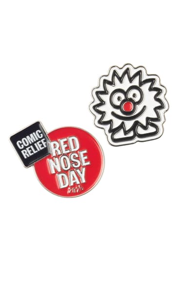 Red Nose Day 2026: Mr Doodle pin badges- On behalf of Comic Relief