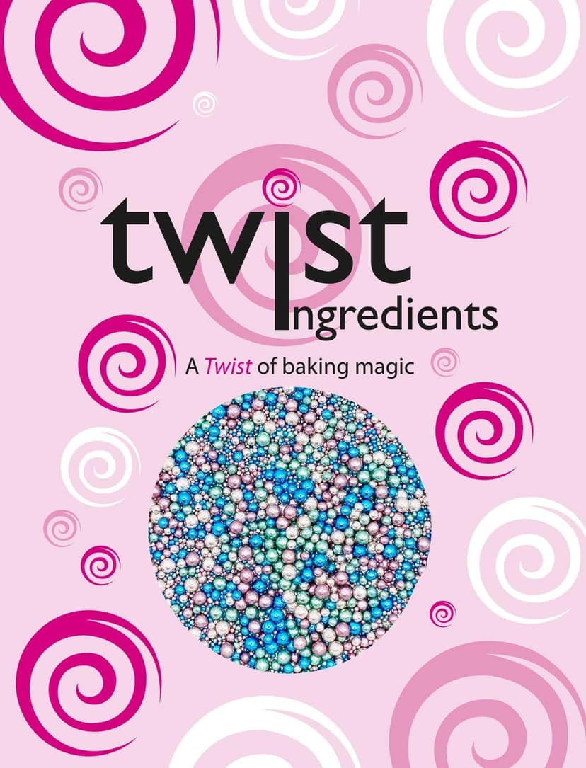 Twist Ingedients - Pearls Mix - High Shine Multicoloured Cake Topper Sprinkles - 800g Edible Shimmer Ball Cupcake Decorations - Weddings, Christenings & Parties
