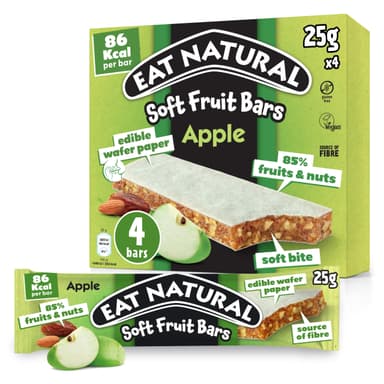 Eat Natural Soft Fruit Bars Apple 4x 25g