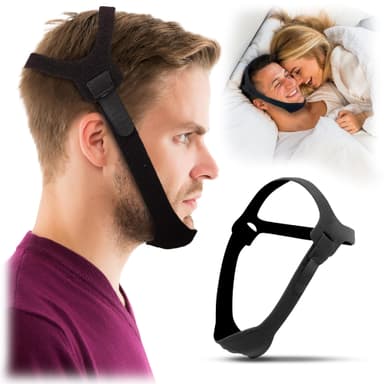 Anti Snoring Chin Strap for Men and Women CPAP Users - Effective Snore Solution for Excessive Snoring