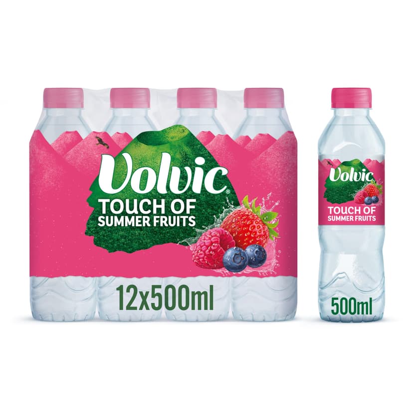 Volvic Touch of Fruit Summer Fruits Still Flavoured Water Multipack 12x500ml