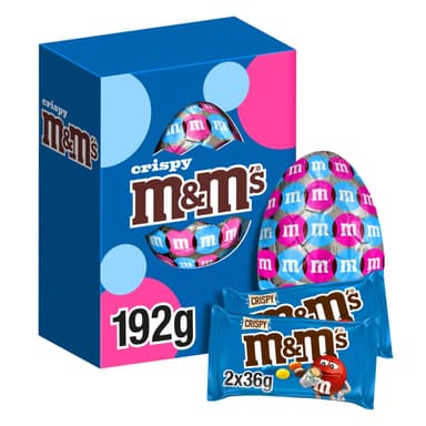M&M's Crispy Milk Chocolate Large Easter Egg 156g