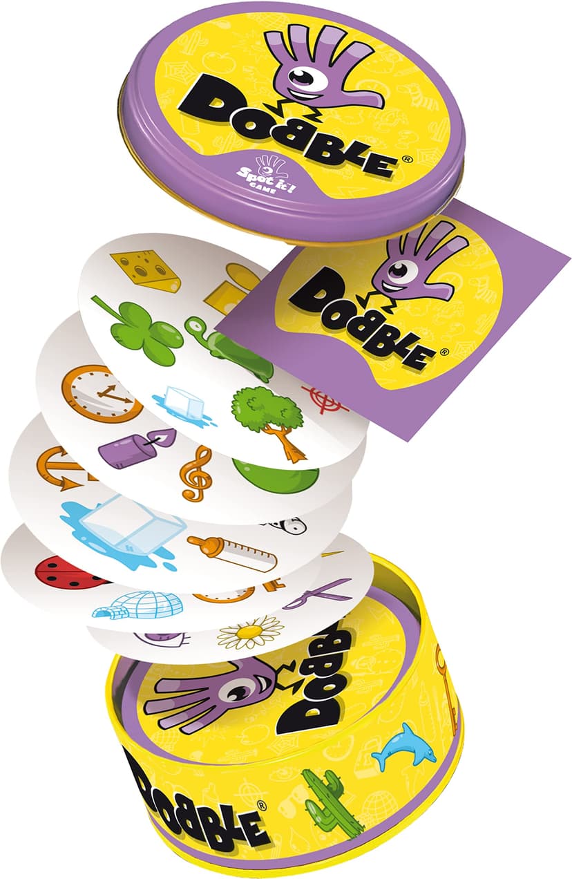 Asmodee | Dobble | Kids Card Game | Ages 6+ | 2-8 Players | 15 Minutes Playing Time