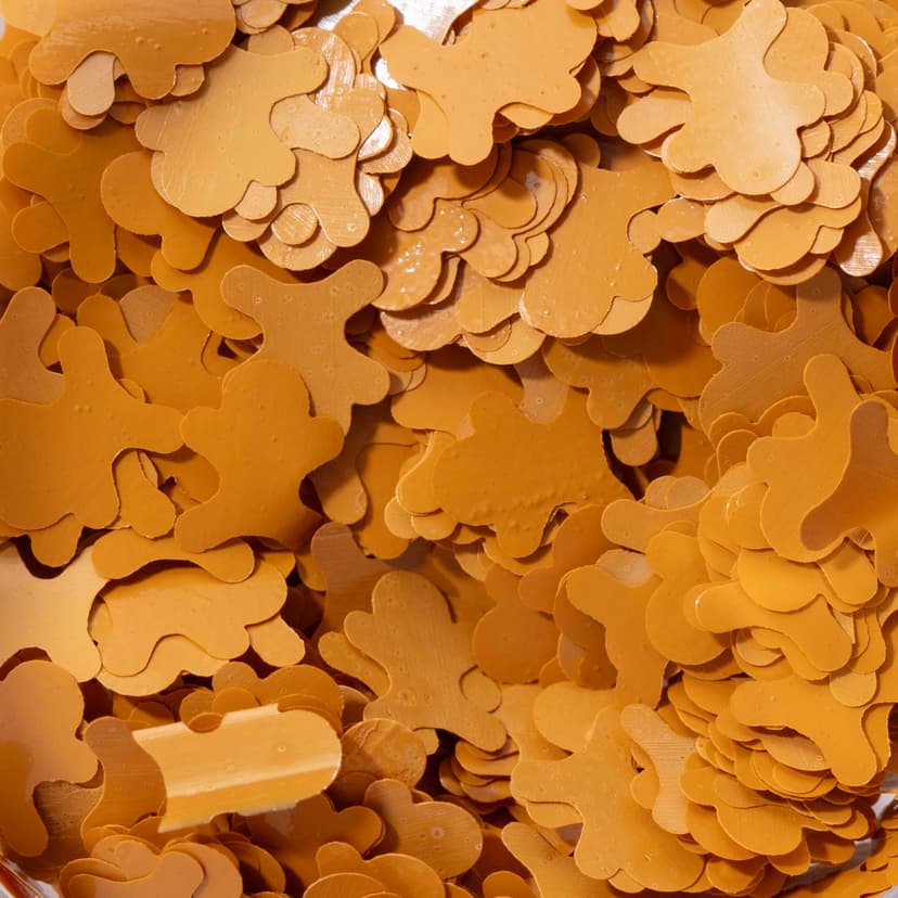 PME Cake Christmas Edible Glitter | Gingerbread Man Shapes (1g / 0.03oz) | Festive Gllittery Decorations for Cupcakes, Cookies & Winter Holiday Bakes