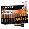 DURACELL Plus AAA Batteries (36 Pack) – Alkaline Batteries 1.5V – Up to 100% Extra Life with POWER BOOST Actives– Reliability For Everyday Devices – 0% Plastic Packaging – 10-Year Storage-LR03 MN2400
