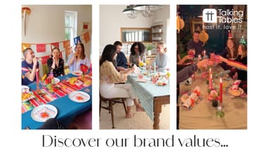 Talking Tables 4 x Green Gingham Kitchen Tea Towels Table Linen Fabric Dish Cloths Large Checkered Cloth Napkins Absorbent Durable Soft Cotton Quick Drying, ECO Packaging 45 x 45cm