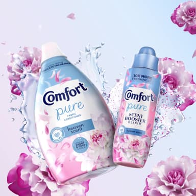 Comfort Pure Heaven Scent Scent Booster Dermatologist-Recommended Long Lasting Fragrance Elixir Gentle next to Sensitive Skin 828 ml