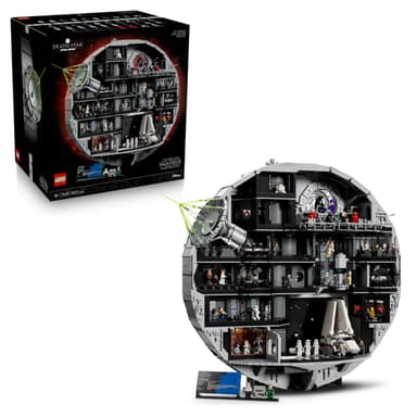 LEGO Star Wars 75419 Death Star Building Set for Adults - Interactive UCS Display Model Kit with 36 Minifigures incl. Luke Skywalker, Han Solo & Darth Vader - Collectible Gift for A New Hope Fans