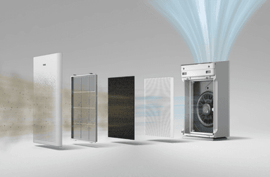 WINIX Zero-S Air Purifier for Bedroom HOM, CADR 410m³/h, 100m², Active Carbon & HEPA Filters Pollen Allergies Dust Smoke Odors, Air Cleaner Smart Sensor, Sleep Auto Mode - Air Purifier deal on Amazon UK