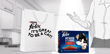 FELIX As Good As it Looks Senior 7+ Wet Cat Food Mixed Selection in Jelly Beef, Salmon, Chicken, Tuna 40 x 85g Pouches