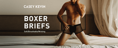 Casey Kevin Men Sexy Mesh Boxer Briefs Stretch Breathable Shorts Hipsters Trunk Underwear,6 PACK-XXL