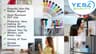 Magnetic Black Dry Erase Board for Fridge - A4 / 30x20 cm - Stain Resistant with 3 Magnetic, Fine Tip Neon Chalk Markers, Erasable Refrigerator Blackboard Kitchen Menu & Grocery List - by Yes4Quality