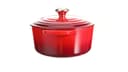 Le Creuset Signature Enamelled Cast Iron Round Casserole Dish With Lid, 20 cm, 2.4 Litre, Cerise, 21177200602430