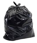 Aluf Plastics RCM-3858 Coex + Microban Low Density Blend Star Seal Bag on Coreless Roll, 55-60 Gallon Capacity, 58" Length x 38" Width, 45 lbs Max Load, Black (Pack of 100)
